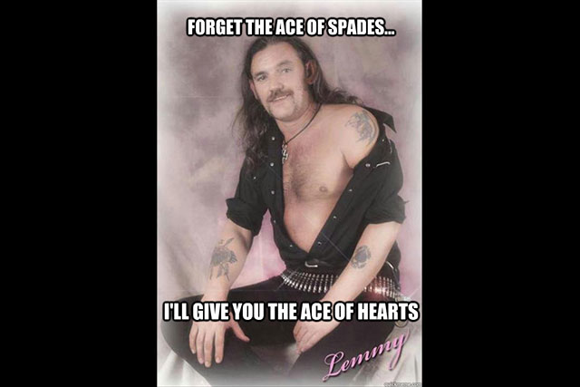 4. Lemmy Shows Us His Sensitive Side