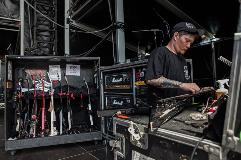 Guitar Tech<br />Soundwave 2013, Brisbane