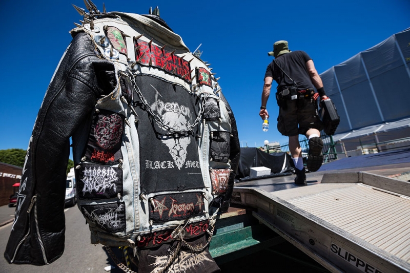 Backstage<br />Soundwave 2013, Brisbane